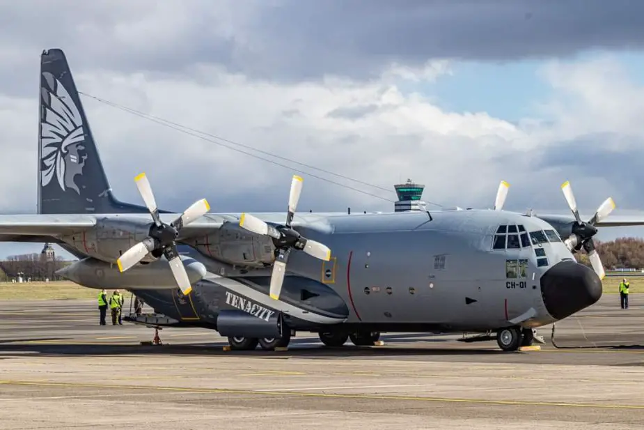 Last flight for the Belgian Air Force Farewell C 130 aircraft