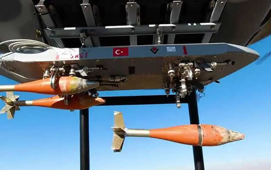 Turkey unveils DASAL helicopter UAS with 81mm mortar rounds