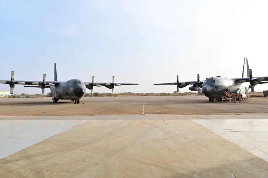US Air Force delivers second C 130H Hercules aircraft to Niger