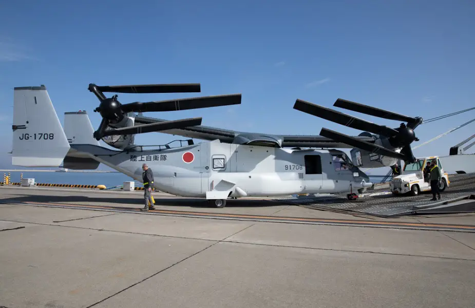 EJÈRCITO DEL JAPÒN  Japan_Ground_Self-Defense_Force_V-22_Ospreys_arrive_at_MCAS_Iwakuni