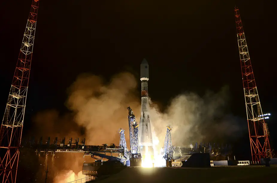 Russian Space Forces launch Soyuz 2 carrier rocket from Plesetsk spaceport