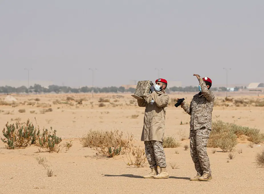 US 378th Air Expeditionary Wing trains Royal Saudi Air Force Police Wing members in counter UAS exercise 02