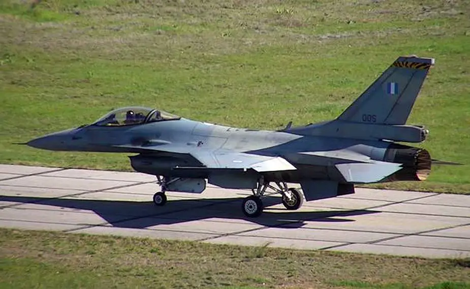 First Greek Air Force upgraded F 16V makes maiden flight
