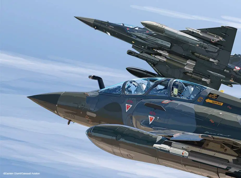 French Air and Space Force receives its first renovated Mirage 2000D 1