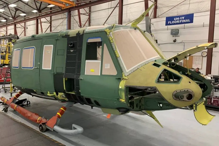 Bell begins manufacturing UH 1Y Venom helicopter for Czech Republic