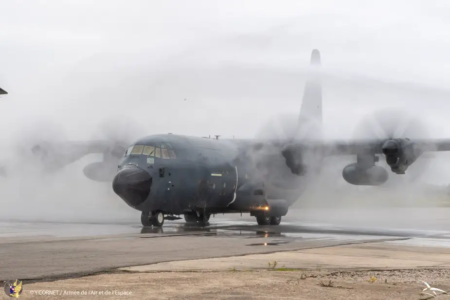 Evreux Air Base receives its first C 130J Super Hercules