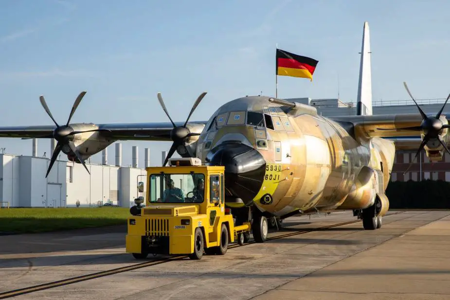 Lockheed Martin rolls out first C 130J Super Hercules for German Air Force