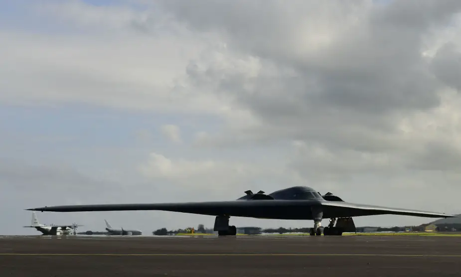 B 2 Spirit aircraft conclude historic Bomber Task Force