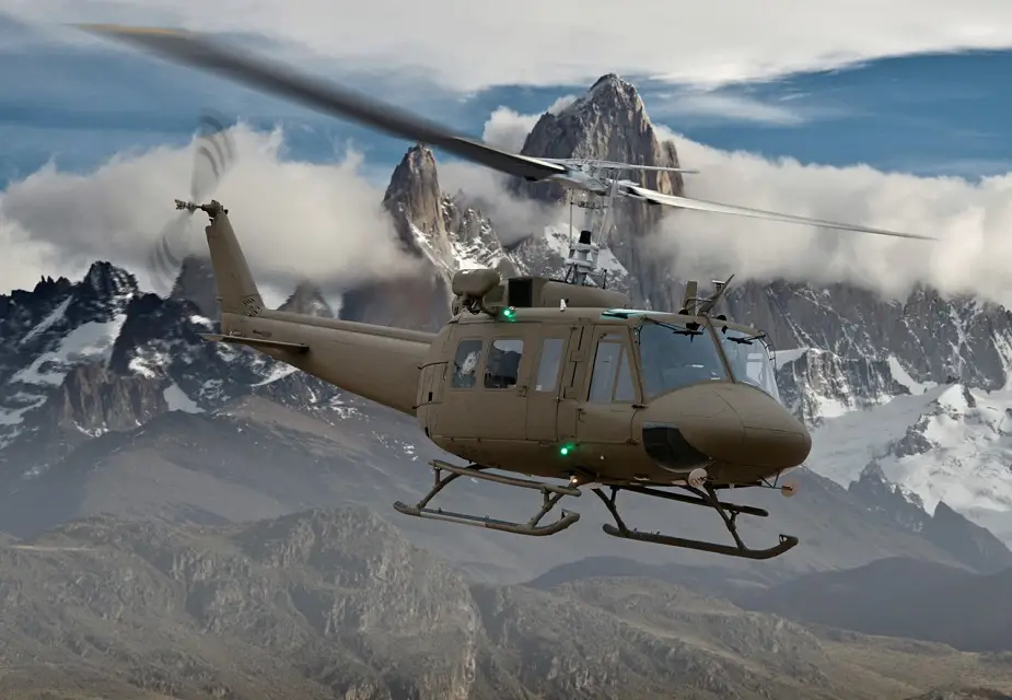 Bell delivers three Huey II helicopters to the Lebanese Air Force