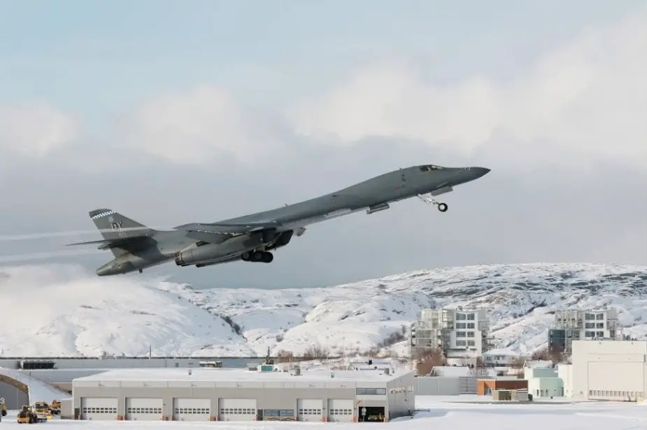 US B 1B Lancer conducts Bomber Task Force mission in Norway and Sweden