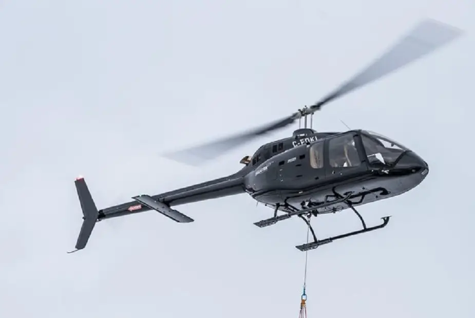 Bell 505 cargo hook receives EASA certification