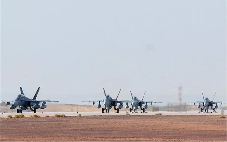 US deploys FA 18D aircraft in Saudi Arabia