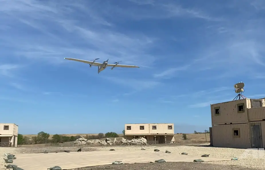 AeroVironment demonstrates first ever Switchblade loitering missile integration for air launched effects from JUMP 20 Medium UAS 02