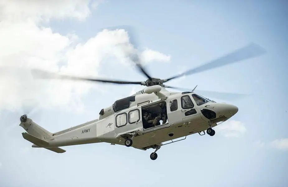 Australian Army aviation capability bolstered with leased Leonardo AW139 helicopters