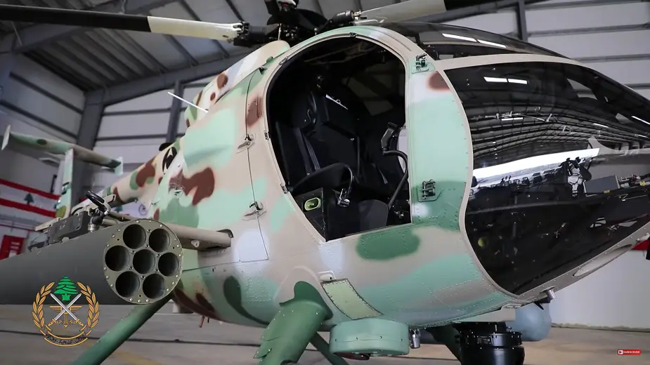 USA delivers six MD 530F attack helicopters to the Lebanese Armed Forces 04