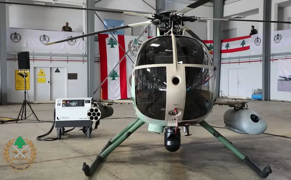 USA delivers six MD 530F attack helicopters to the Lebanese Armed Forces 05