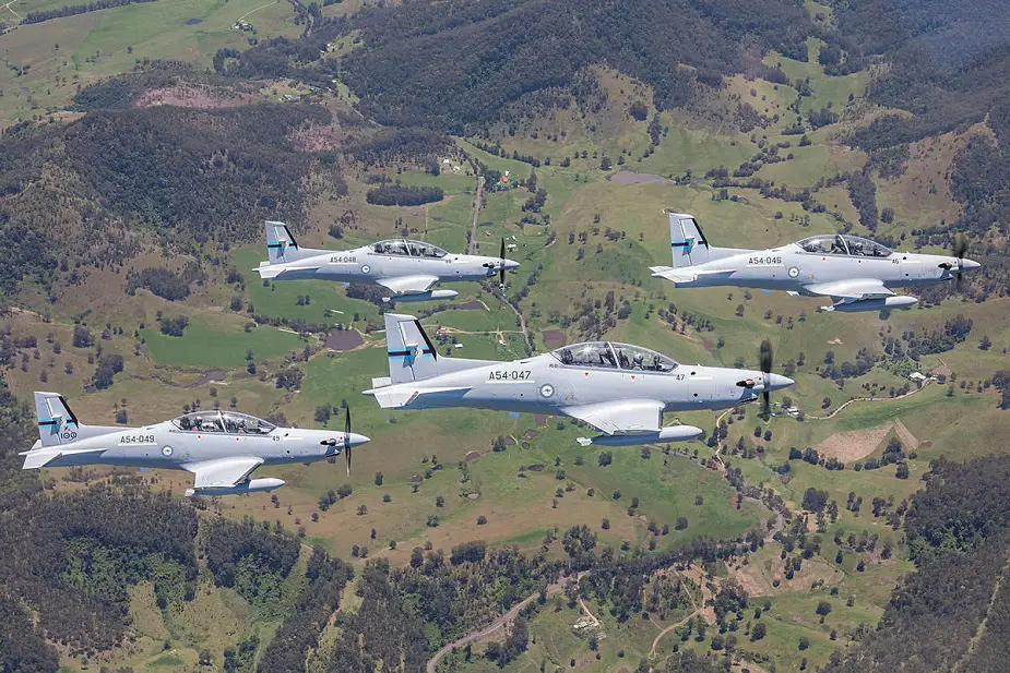 Australian PC 21 aircraft deploying to New Zealand for Exercise Raven Kahu 01