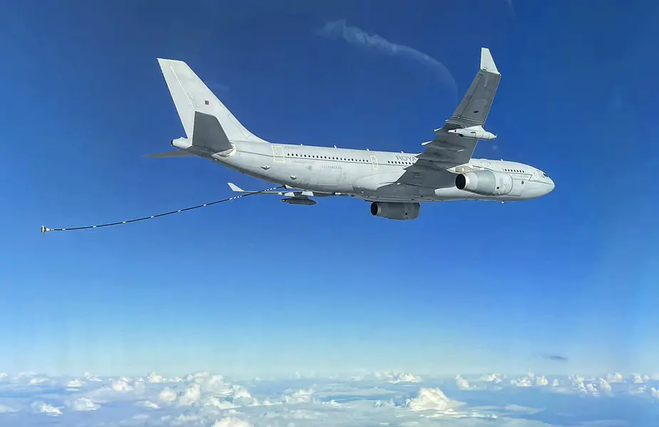 RAF Atlas C1 Transport aircraft refuelled over the South Atlantic for first time 02