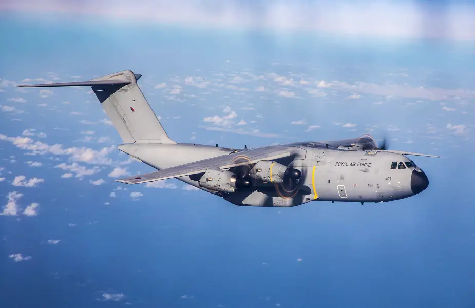 RAF Atlas C1 Transport aircraft refuelled over the South Atlantic for first time 03