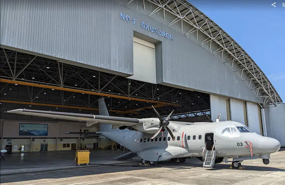 US Navy delivers first upgraded CN 235 to Royal Malaysian Air Force 01