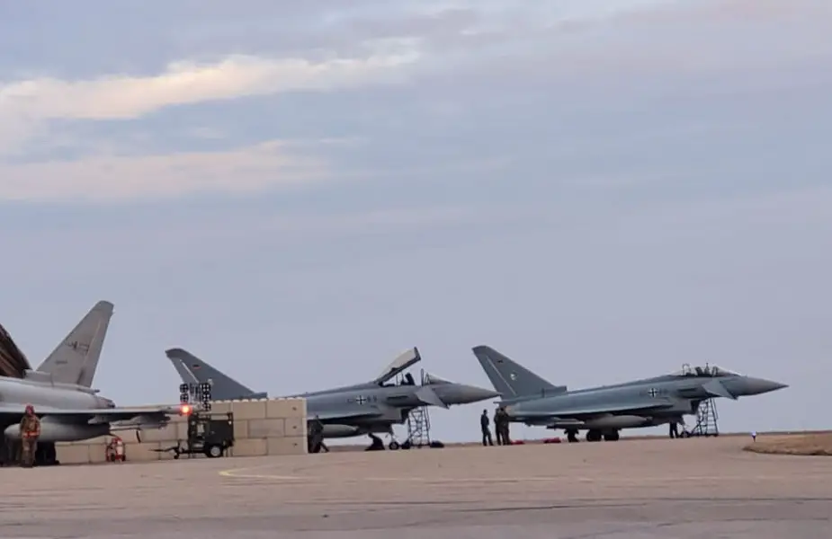 German fighter jets join NATO air policing mission in Romania 01