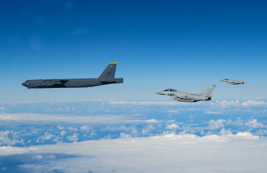 Royal Air Force Typhoons escort Bomber Task Force in Middle East mission 01