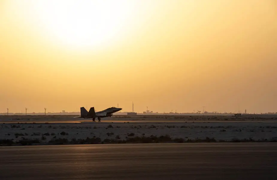 US Air Force F 22 Raptors deploy to United Arab Emirates in show of support to region 01