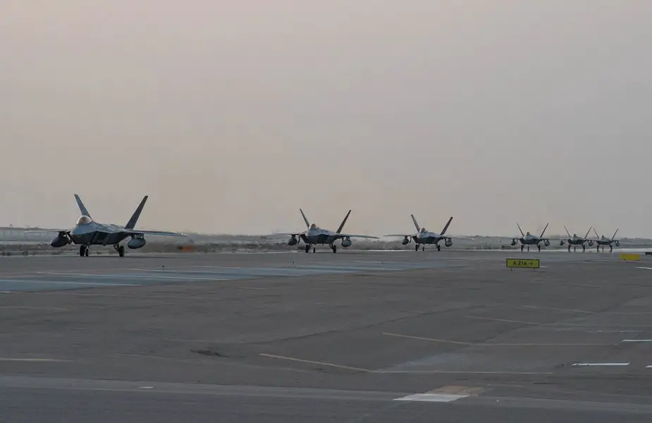 US Air Force F 22 Raptors deploy to United Arab Emirates in show of support to region 02