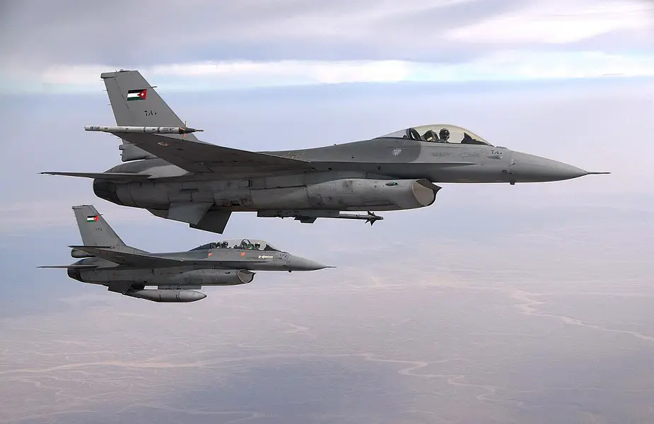 US approves foreign military sale of F 16 aircraft to Jordan 01