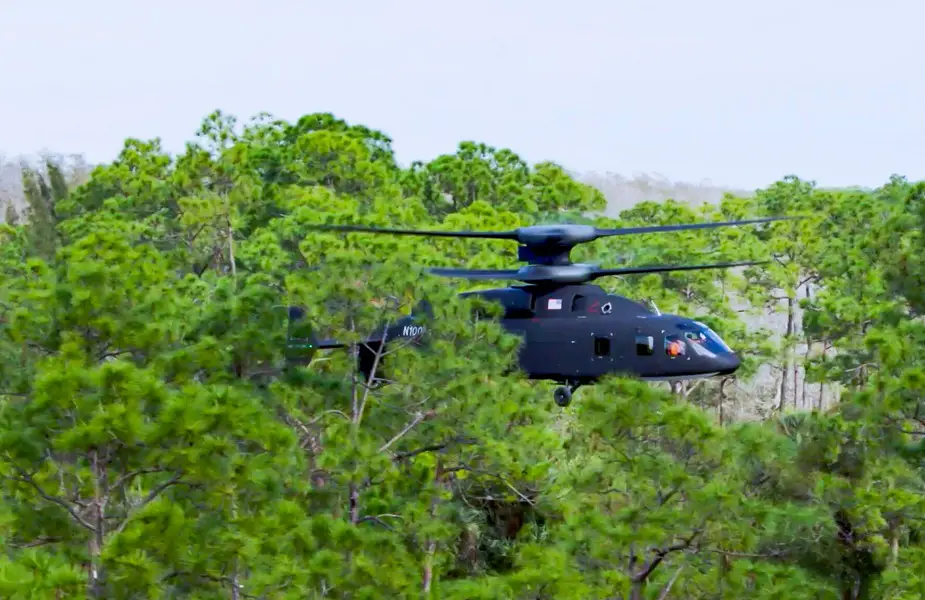 Defiant helicopter executes FLRAA mission profile test flights 02