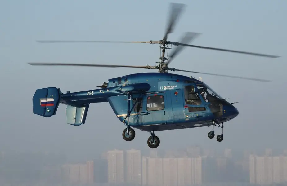 Modernized Ka 226T Climber helicopter made its first circular flight 01