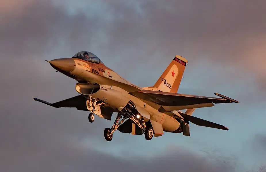 Top Aces completes first flight of its F 16 Advanced Aggressor Fighter 01