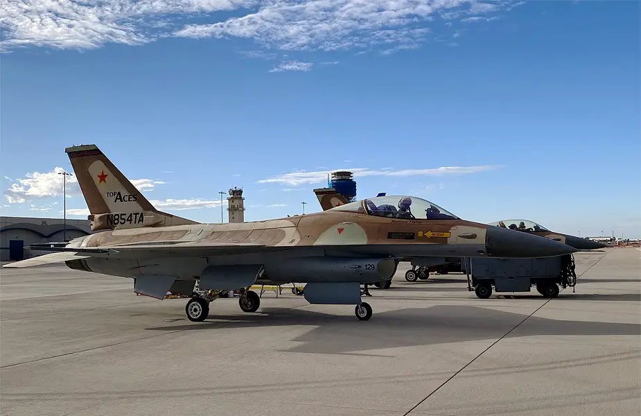 Top Aces completes first flight of its F 16 Advanced Aggressor Fighter 02
