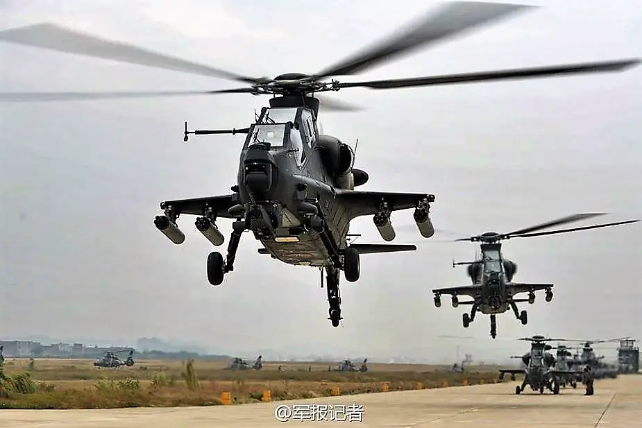 Chinese Air Force Z 10 attack helicopter enters service with PLA Hong Kong Garrison 1