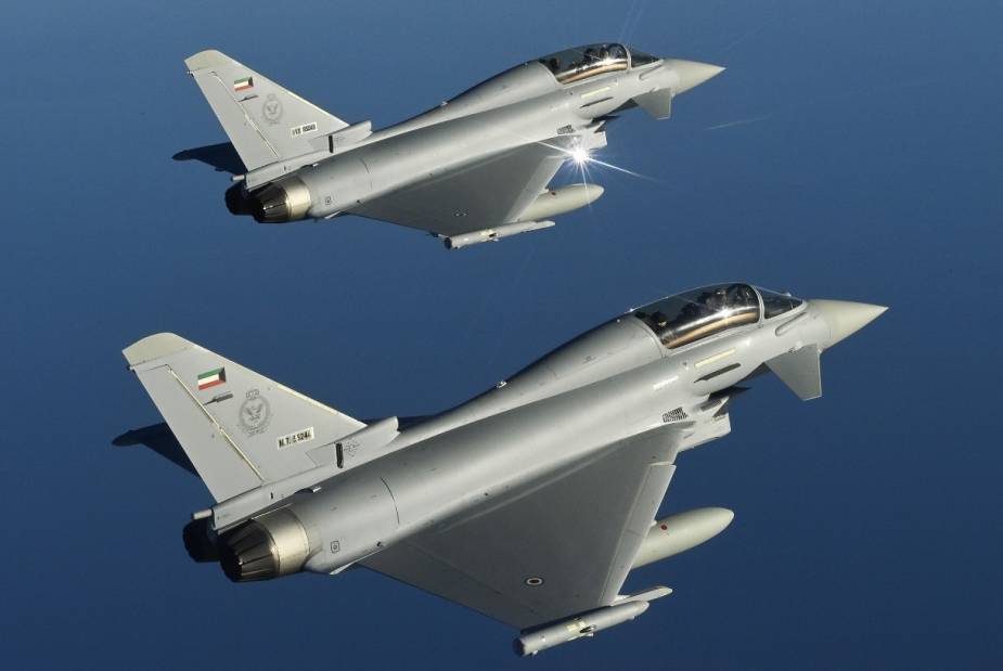 Kuwait Air Force to get US air to air missiles and bombs for its Eurofighters