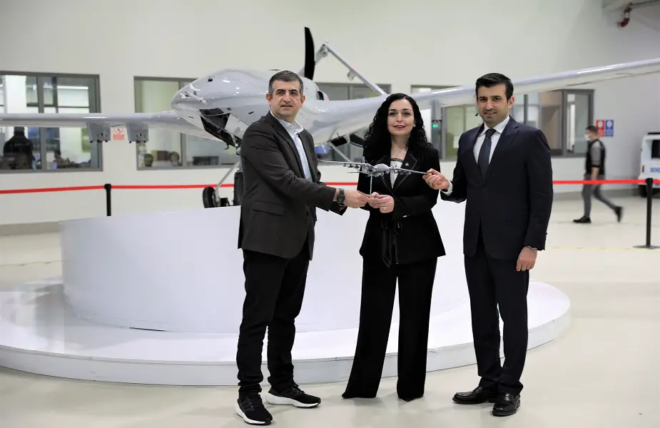 President of the Republic of Kosovo visits Baykar Turkish UAV manufacturer 01