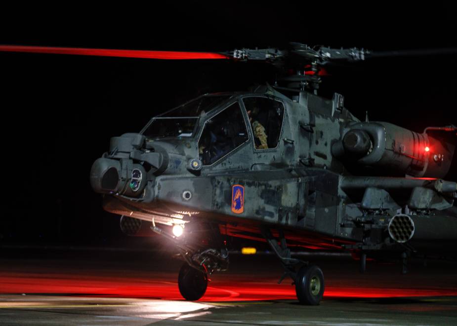 US 12th Combat Aviation Brigade Apaches support Saber Strike 22 2
