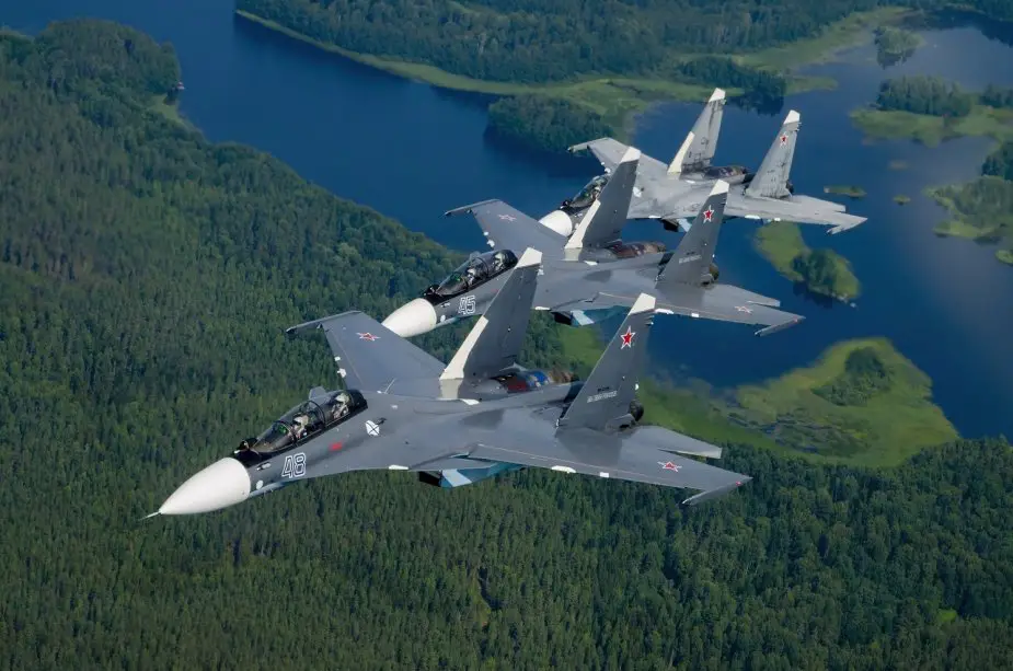 Russian fighter jets conduct exercise in the Baltic Sea