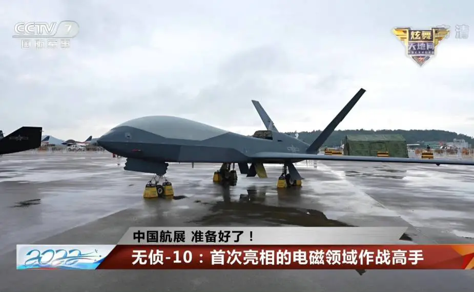 Airshow China 2022 China displays Wing Loong 10 electronic warfare UAV entering service with PLA Air Force
