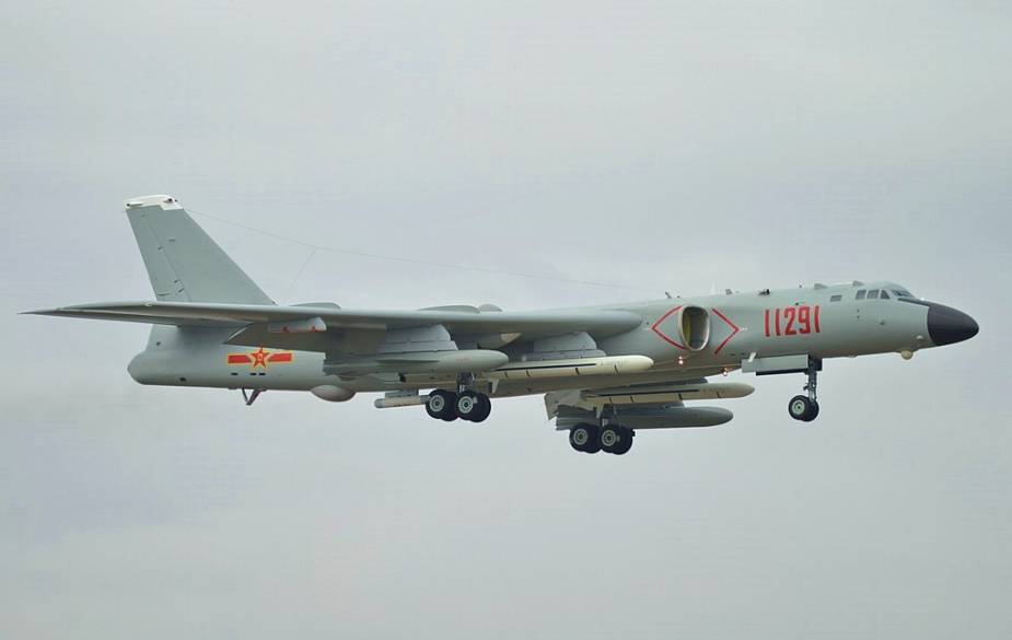 Airshow China 2022 Chinese Air Force H 6K strategic bombers to be armed with new ALBM air launched ballistic missile 2