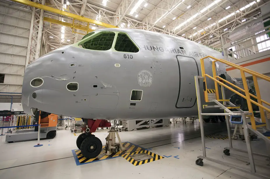 Embraer advances in the production of the first KC 390 Millennium for Hungary 01