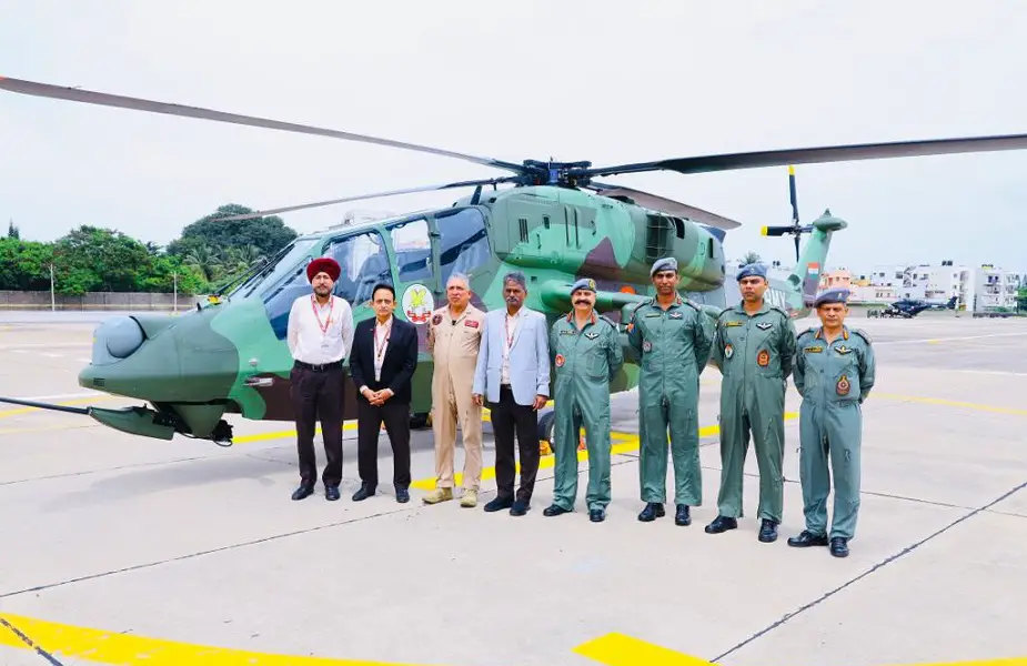 Indian Army inducts first Light Combat Helicopter LCH 01