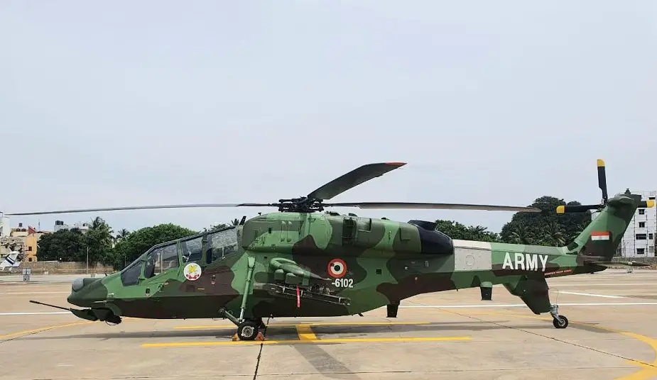 Indian Army inducts first Light Combat Helicopter LCH 02