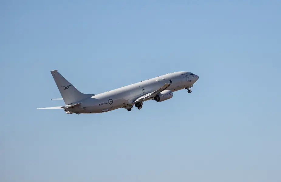 Royal Australian Air Force P 8A maritime patrol aircraft completes first mission with NATOs operation Sea Guardian