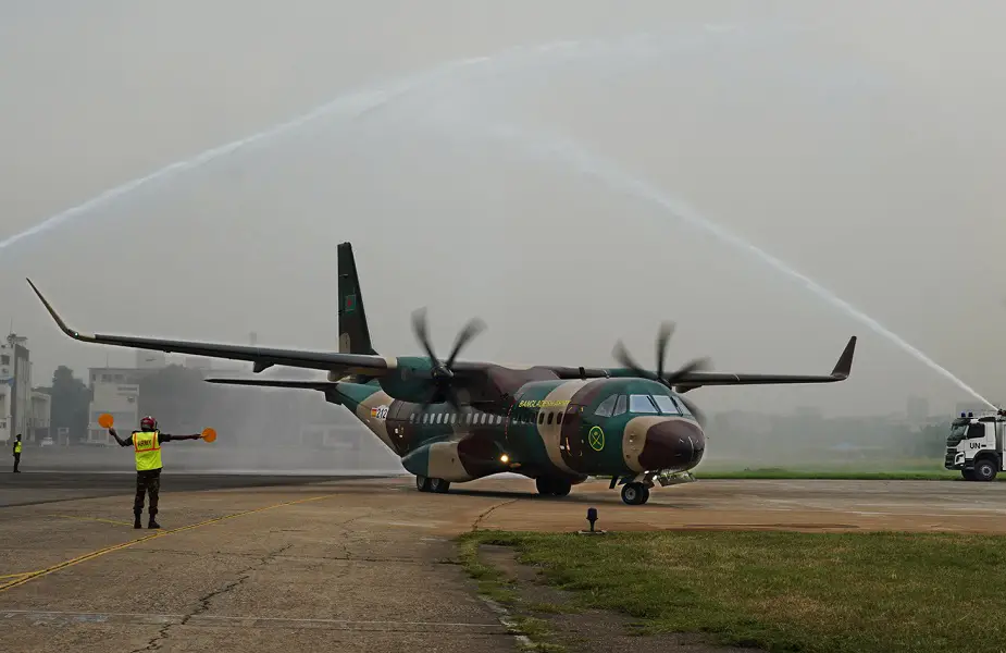 Second CASA C295W military aircraft added to Bangladesh Army Aviation Group 01