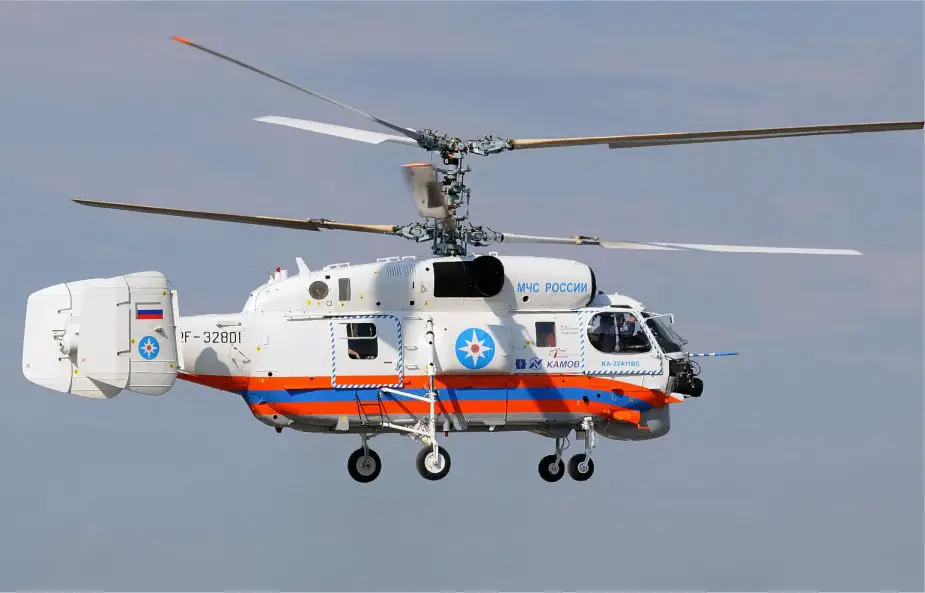 Serbia receives first out of two Russian built Kamov Ka 32 helicopters