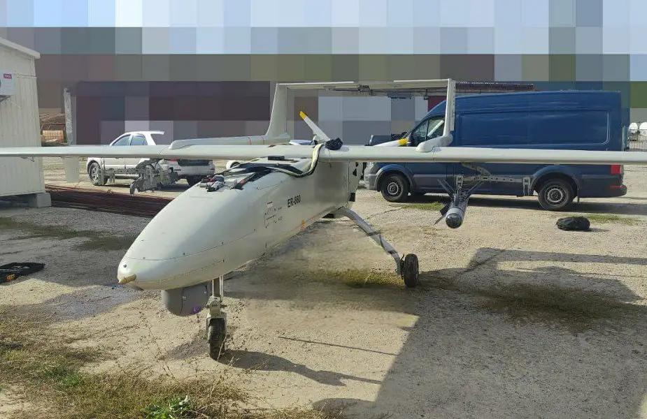 Ukrainian soldiers seize Iranian made Mohajer 6 UAV 01