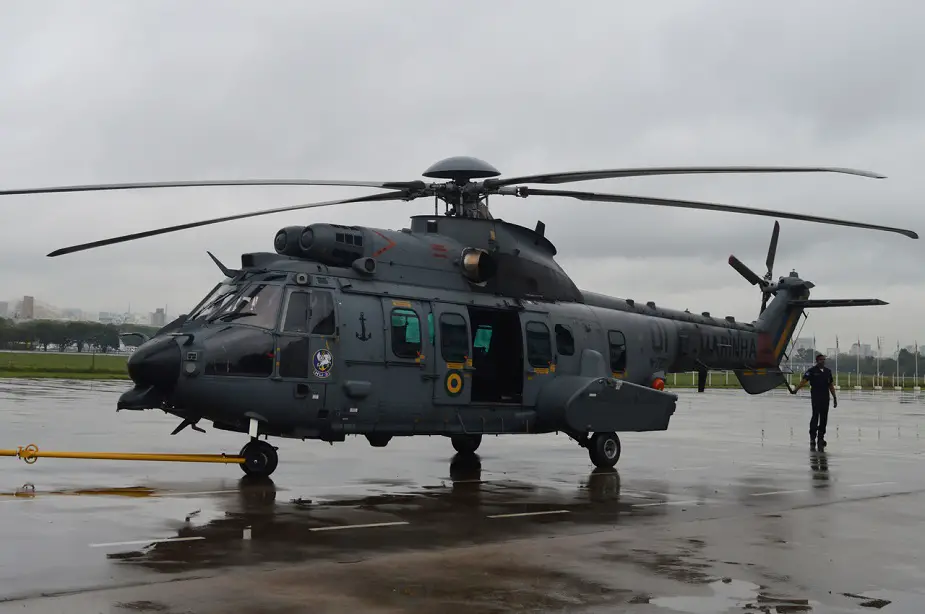 Brazilian Air Force delivers H225M helicopter to Brazilian Navy 01