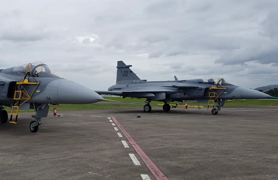 Brazilian Air Force receives two more F 39 Gripen aircraft 02