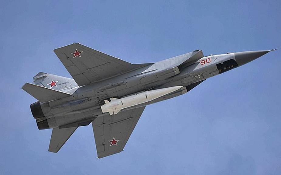 Russian hypersonic missile Kinzhal fired from MiG 31 fell in Russia 2